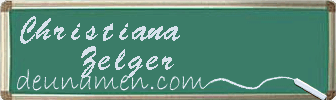 Christiana Zelger Visitenkarte
